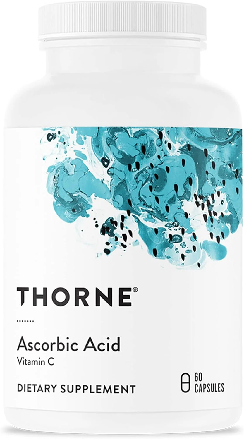 اسید آسکوربیک THORNE - مکمل ویتامین C 1000 میلی گرم - پشتیبانی از پاسخ ایمنی سالم، تشکیل کلاژن و پشتیبانی آنتی اکسیدانی - بدون گلوتن - 60 کپسول اسید آسکوربیک THORNE - مکمل ویتامین C 1000 میلی گرم - پشتیبانی از پاسخ ایمنی سالم، تشکیل کلاژن و پشتیبانی آنتی اکسیدانی - بدون گلوتن - 60 کپسول