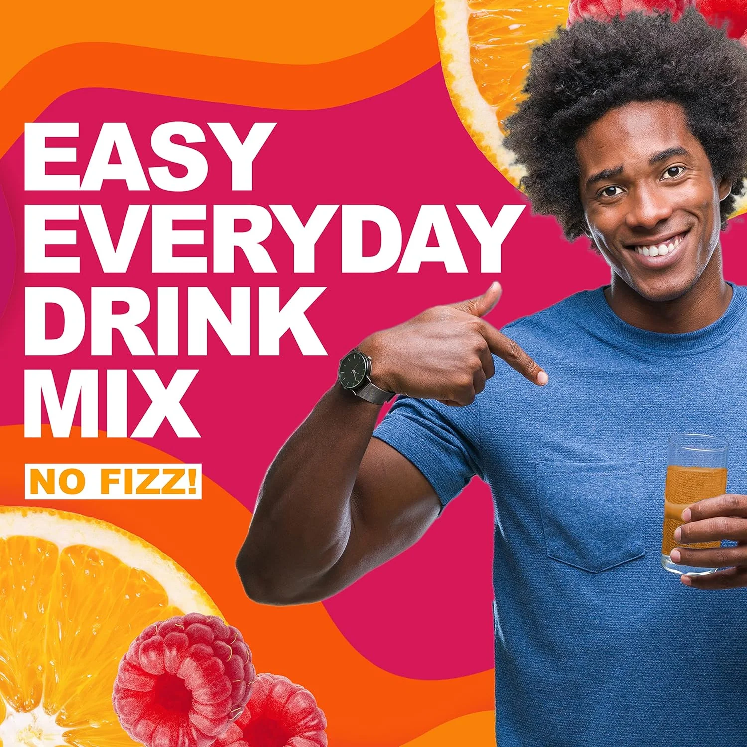 پودر مخلوط نوشیدنی سوپر C، بسته های تک نفره، طعم های متنوع، پرتقال، تمشک و لیموناد صورتی، مناسب برای حمل، 30 عدد پودر مخلوط نوشیدنی سوپر C، بسته های تک نفره، طعم های متنوع، پرتقال، تمشک و لیموناد صورتی، مناسب برای حمل، 30 عدد