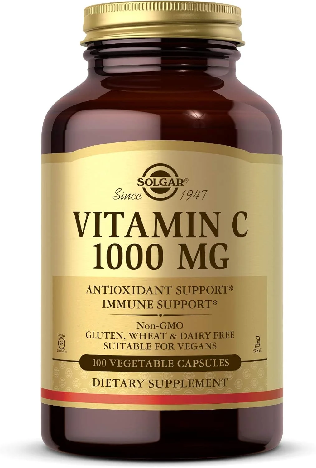سولگار ویتامین C 1000 میلی گرم، 100 کپسول گیاهی
