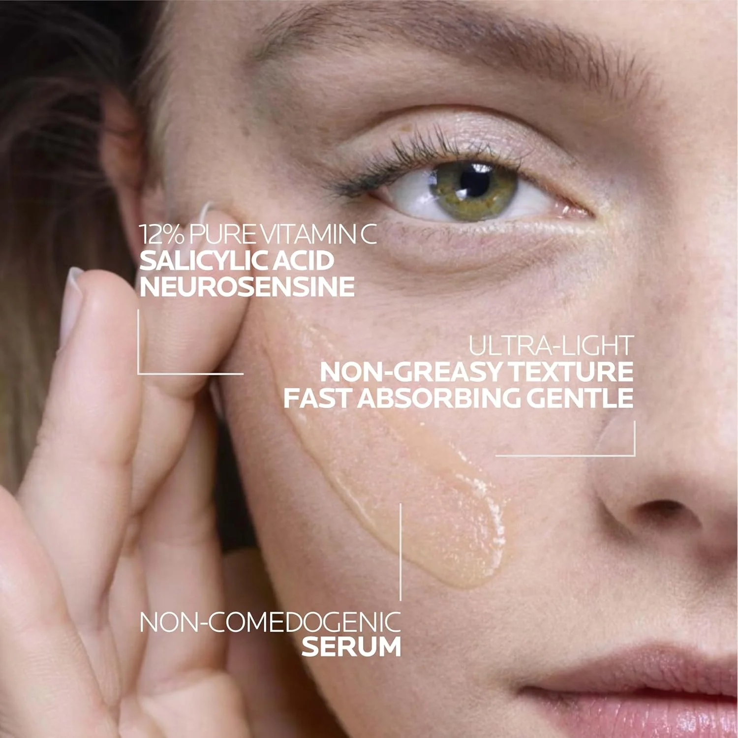 سرم صورت ضد پیری حاوی 12% ویتامین C خالص La Roche Posay مناسب انواع پوست 30 میلی لیتر سرم صورت ضد پیری حاوی 12% ویتامین C خالص La Roche Posay مناسب انواع پوست 30 میلی لیتر