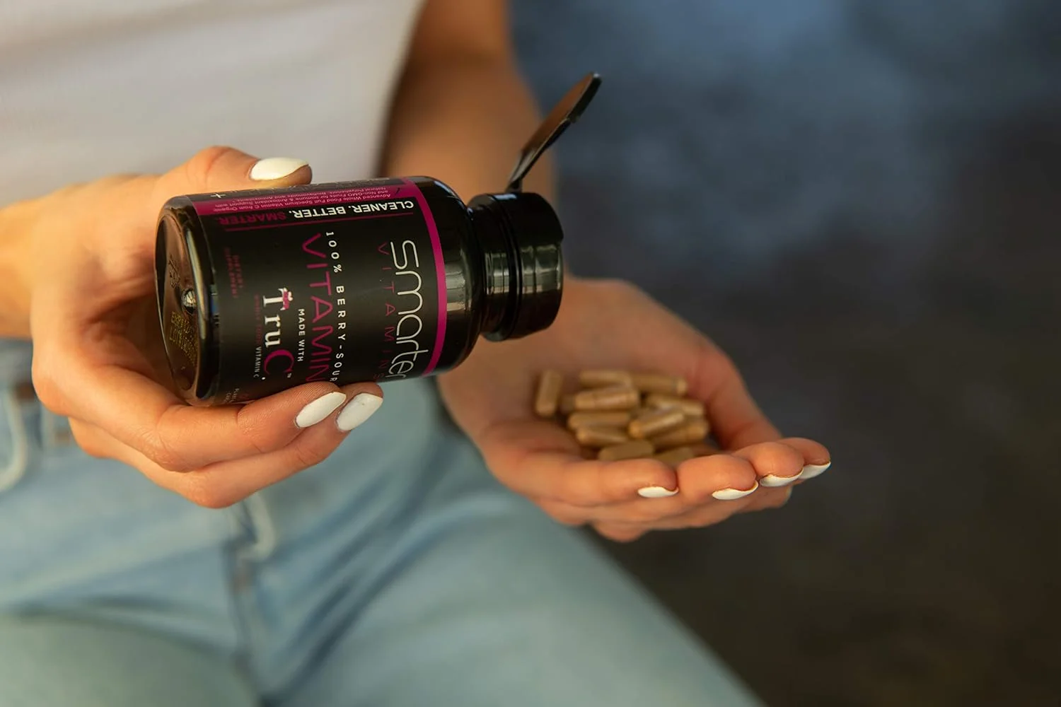 ویتامین C غذایی کامل خام SmarterVitamins - 100% منبع توت و طبیعی از توت های ارگانیک و غیر GMO، 60 کپسول گیاهی ویتامین C غذایی کامل خام SmarterVitamins - 100% منبع توت و طبیعی از توت های ارگانیک و غیر GMO، 60 کپسول گیاهی