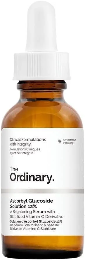 محلول آسکوربیل گلوکوزید 12% اوردینری (30 میلی لیتر) - سرم روشن کننده با مشتق تثبیت شده ویتامین C محلول آسکوربیل گلوکوزید 12% اوردینری (30 میلی لیتر) - سرم روشن کننده با مشتق تثبیت شده ویتامین C