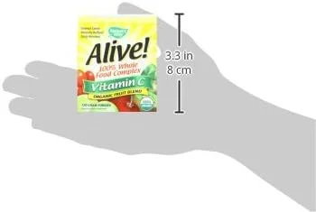 Nature's Way Nature s Way Alive Fruit Source Vitamin C Drink Mix Powder Organic Acerola Fruit 4 23 oz 120 g Nature's Way Nature s Way Alive Fruit Source Vitamin C Drink Mix Powder Organic Acerola Fruit 4 23 oz 120 g