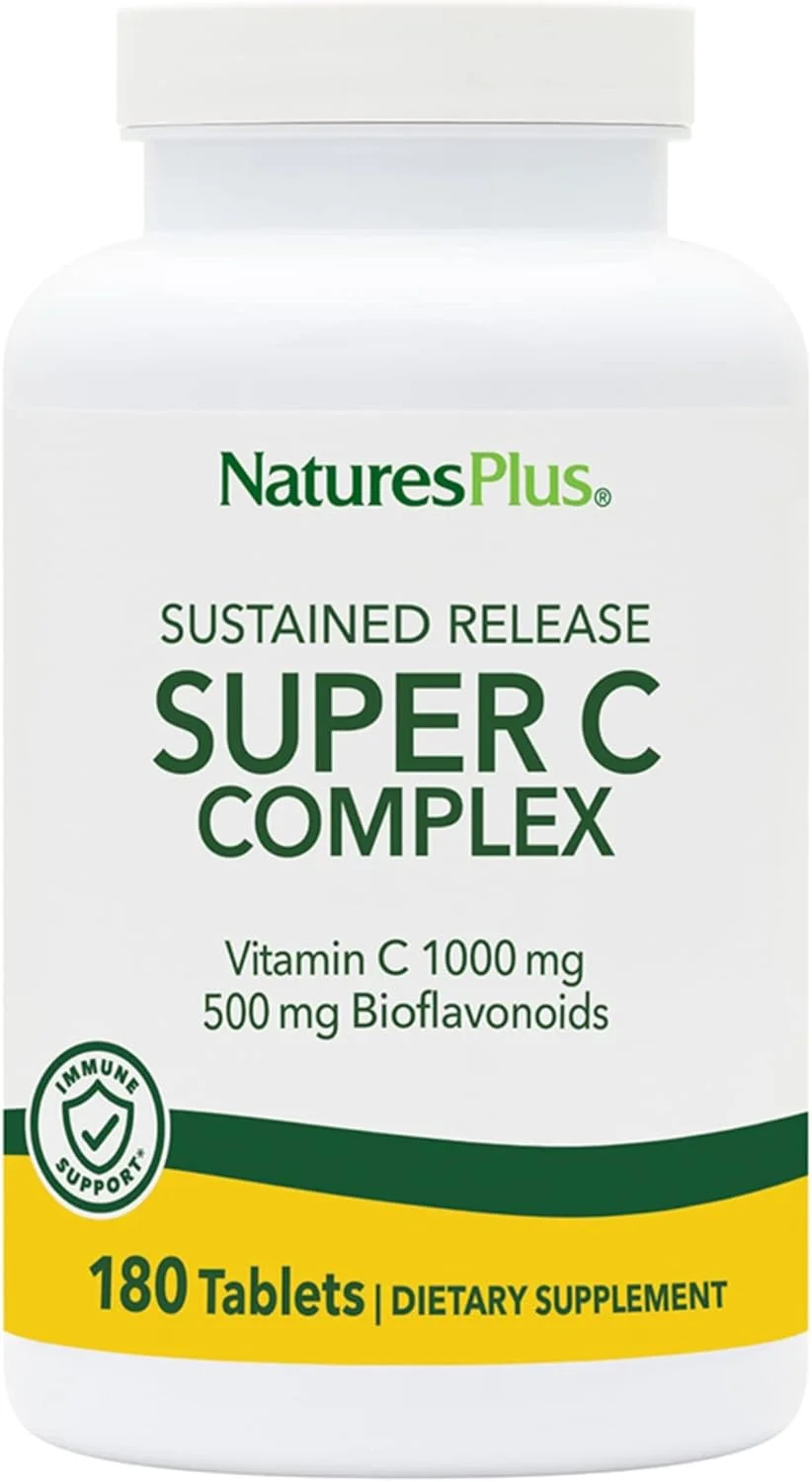Nature's Plus - سوپر سی کمپلکس رهش پایدار 1000 میلی گرم. 180 قرص 49869
