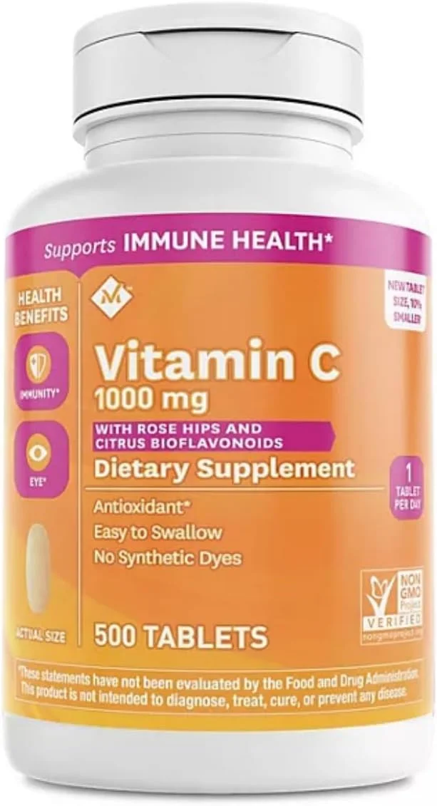 MEMBER´S MARK Vitamin C 1000 mg with Rosehips and Citrus Bioflavonoids (500 ct.)