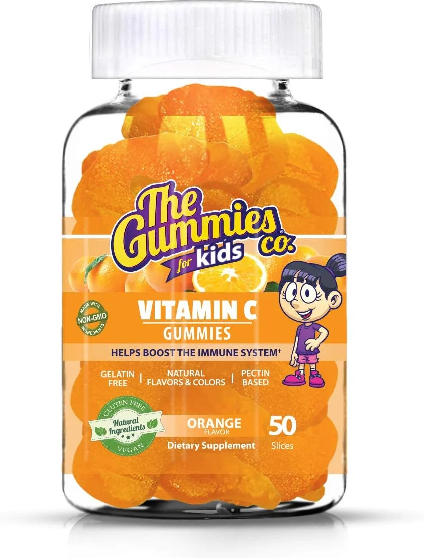 پاستیل ویتامین C با طعم پرتقال The Gummies Co.