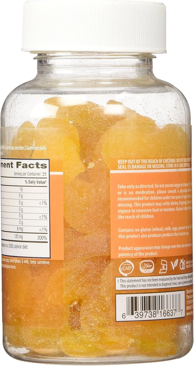 پاستیل ویتامین C با طعم پرتقال The Gummies Co. پاستیل ویتامین C با طعم پرتقال The Gummies Co.