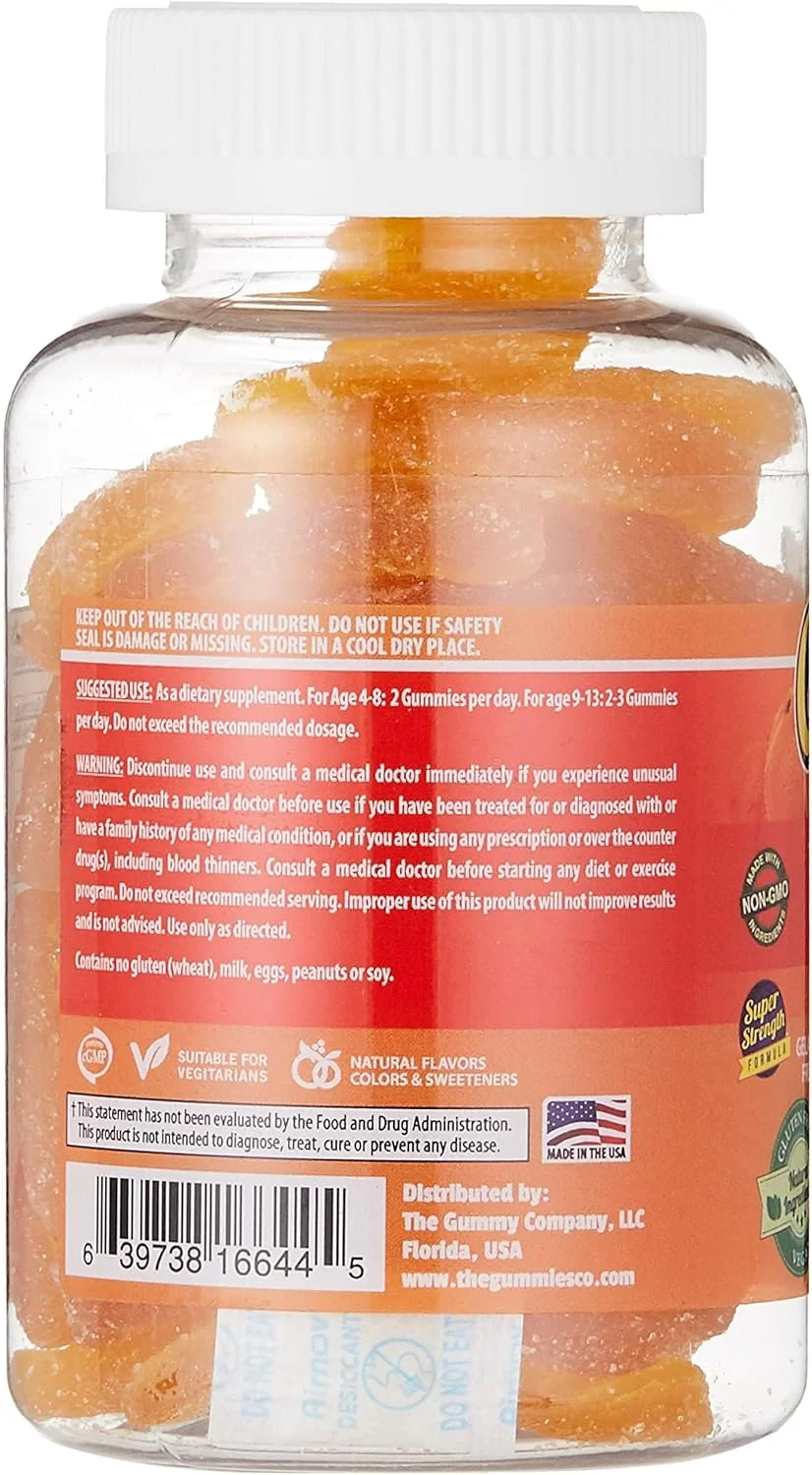 پاستیل های ویتامین C + بتا کاروتن با طعم نارنگی از The Gummies Co. پاستیل های ویتامین C + بتا کاروتن با طعم نارنگی از The Gummies Co.