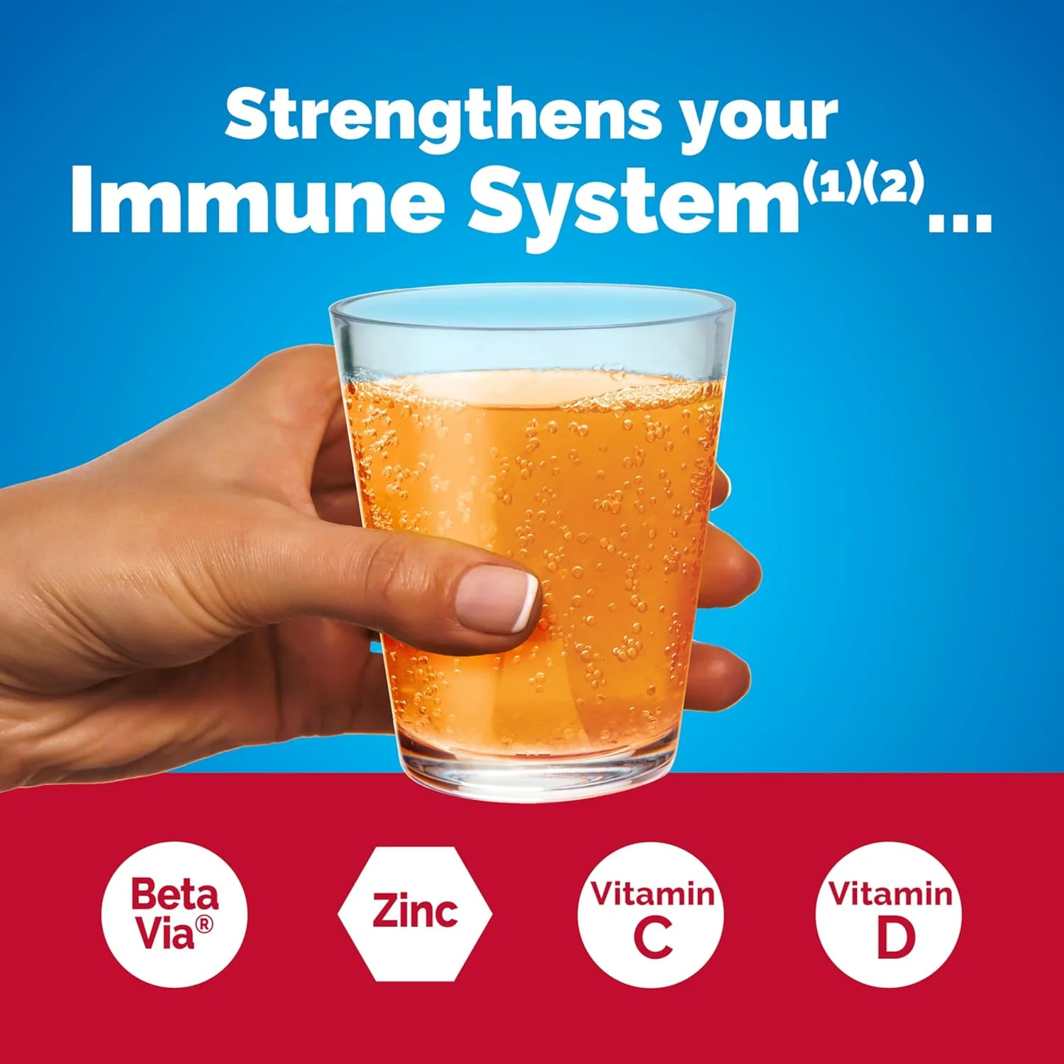 پودر ویتامین C 1000 میلی گرمی Emergen-C Immune+، حاوی ویتامین D، روی، آنتی اکسیدان ها و الکترولیت ها برای ایمنی، مکمل غذایی برای حمایت از سیستم ایمنی، طعم پرتقال فوق العاده - 30 عدد/ تامین یک ماهه پودر ویتامین C 1000 میلی گرمی Emergen-C Immune+، حاوی ویتامین D، روی، آنتی اکسیدان ها و الکترولیت ها برای ایمنی، مکمل غذایی برای حمایت از سیستم ایمنی، طعم پرتقال فوق العاده - 30 عدد/ تامین یک ماهه