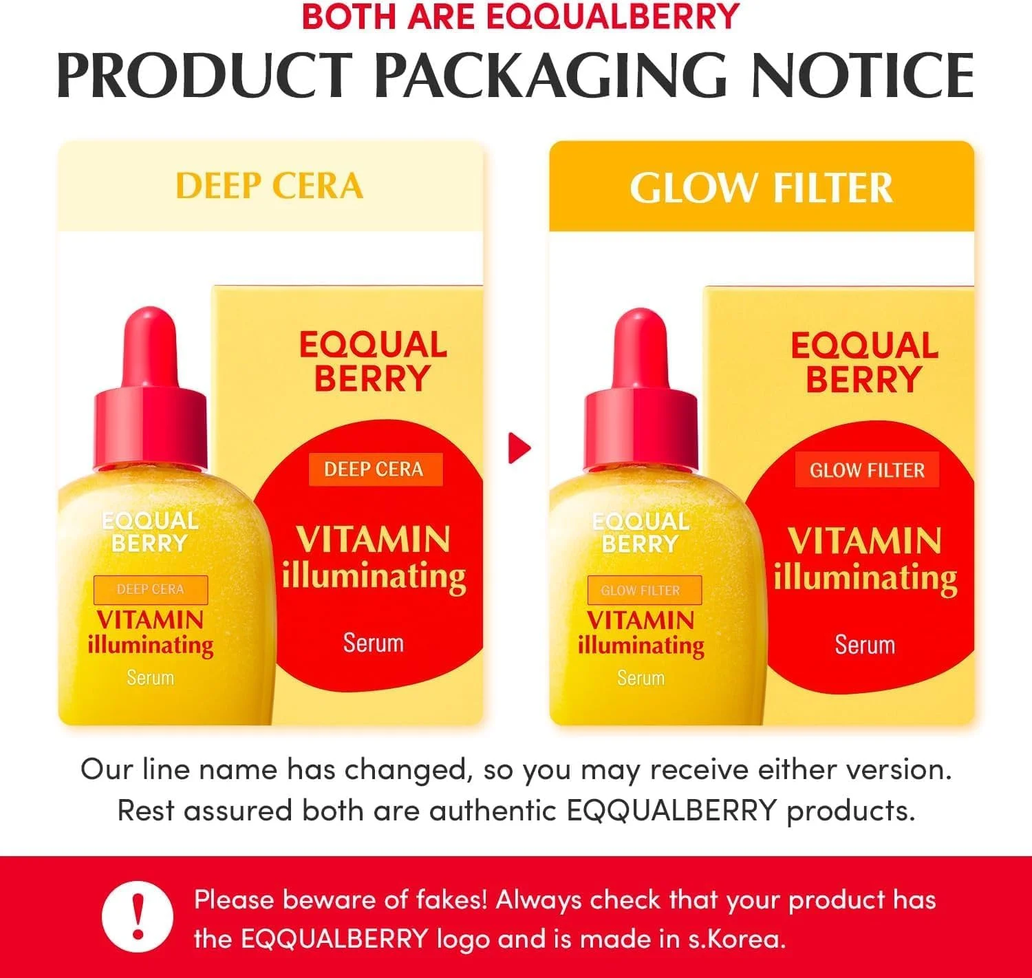 سرم روشن کننده ویتامین EQQUALBERRY - سرم ویتامین C روشن کننده با نیاسینامید | تقویت کننده سد پوستی | آبرسانی با استفاده از سرامید و اسید هیالورونیک، 30 میلی لیتر