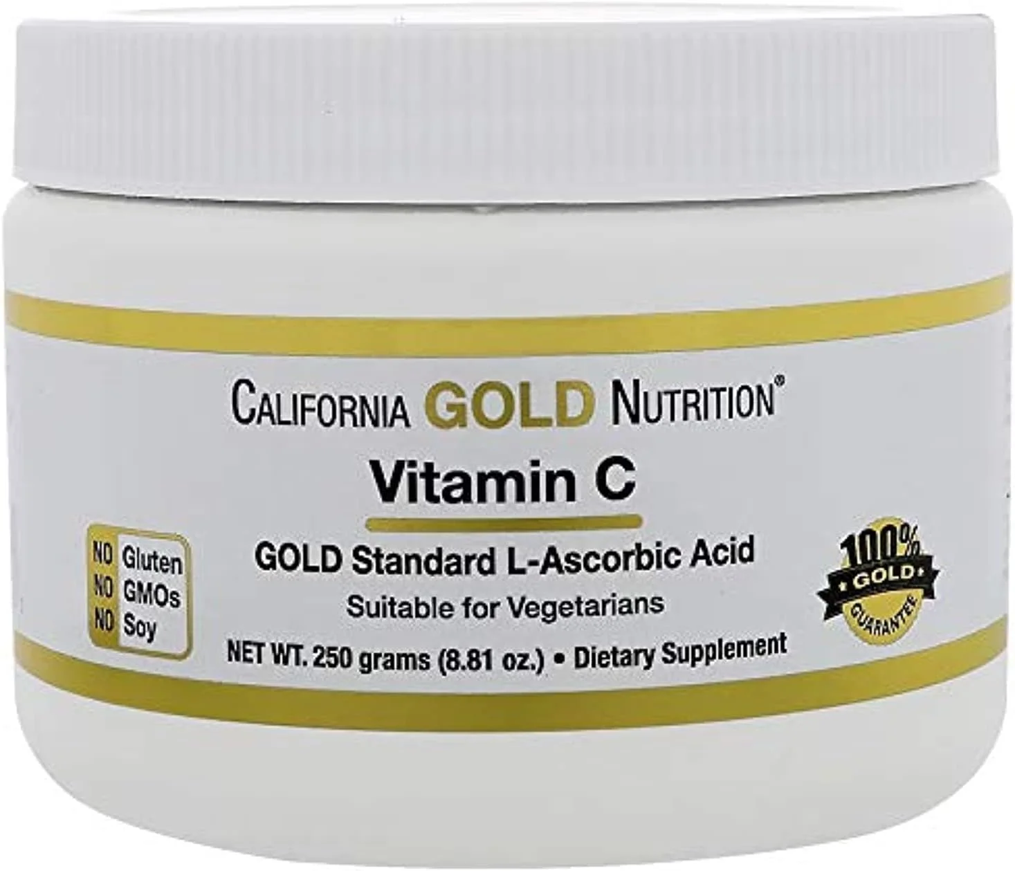 پودر ویتامین C کالیفرنیا گلد Nutrition، 250 گرم