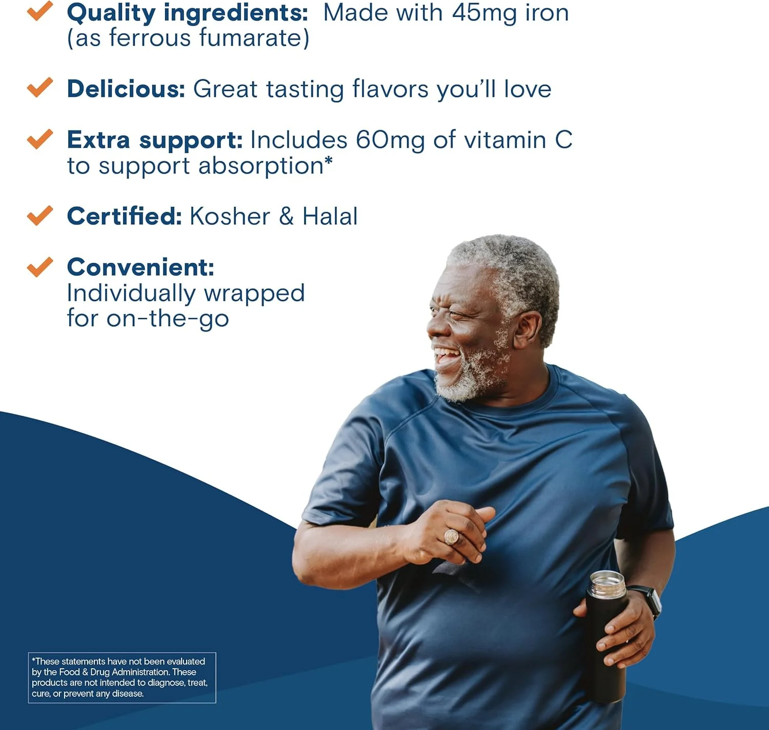 Bariatric Fusion Iron Soft Chew with Vitamin C | Cherry Flavored | Chewy Vitamin for Bariatric Patients | Gluten Free | Iron Supplement for Women and Men | 60 Count | 2 Month Supply Bariatric Fusion Iron Soft Chew with Vitamin C | Cherry Flavored | Chewy Vitamin for Bariatric Patients | Gluten Free | Iron Supplement for Women and Men | 60 Count | 2 Month Supply