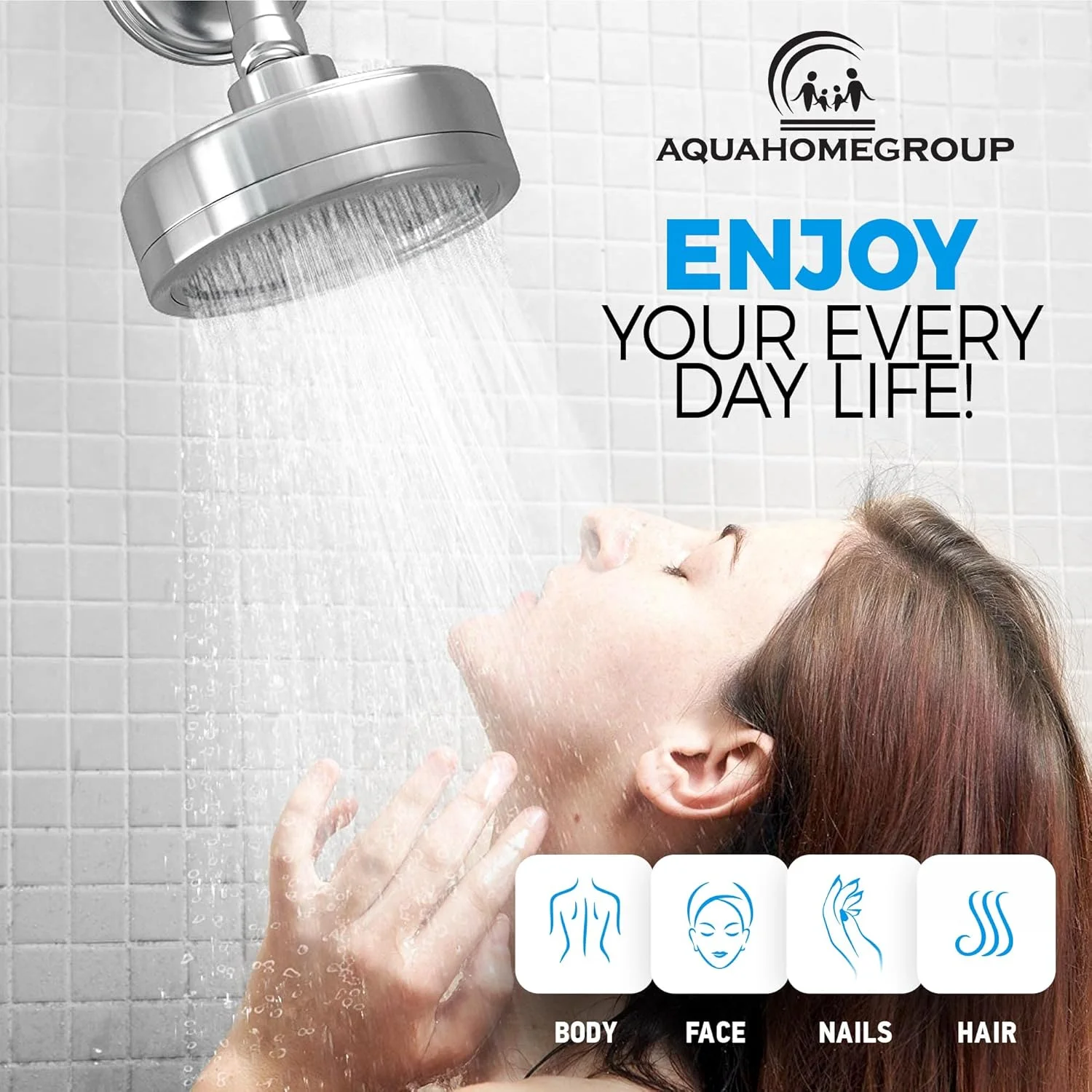 AquaHomeGroup 20-Stage Shower Filter Replacement Cartridge & Vitamin C + E + A Cartridges (2-Pack, No Housing) - Improve Shower Water Quality and Promote Healthier Skin and Hair AquaHomeGroup 20-Stage Shower Filter Replacement Cartridge & Vitamin C + E + A Cartridges (2-Pack, No Housing) - Improve Shower Water Quality and Promote Healthier Skin and Hair