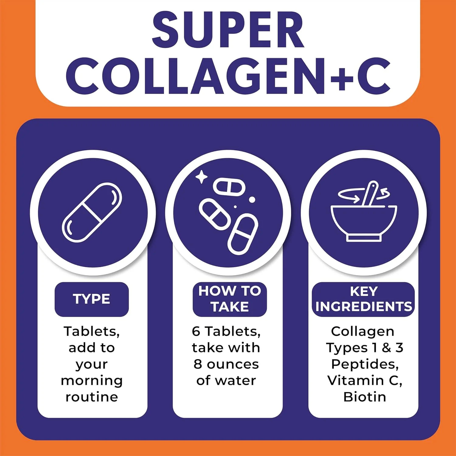 Aitnaturals Super Collagen with Vitamin C (6000mg) - 252 Tablets | Grass-fed Hydrolyzed Bovine Collagen Type I & III for Hair, Skin, Nails, Bones & Joints Support | Non-GMO, Gluten-Free, Halal Aitnaturals Super Collagen with Vitamin C (6000mg) - 252 Tablets | Grass-fed Hydrolyzed Bovine Collagen Type I & III for Hair, Skin, Nails, Bones & Joints Support | Non-GMO, Gluten-Free, Halal