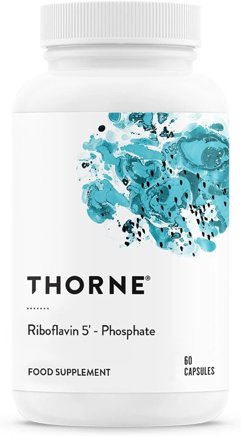 THORNE ریبوفلاوین 5'-فسفات - فرم فعال ویتامین B2 برای پشتیبانی از متیلاسیون - 60 کپسول