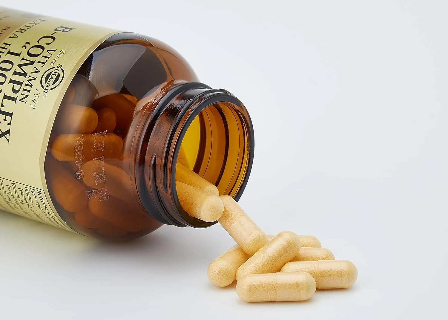 کپسول های گیاهی ب-کمپلکس "100" سولگار، 100 عددی