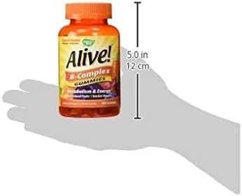 پاستیل ب-کمپلکس Alive Nature's Way، 60 عدد | پشتیبانی از انرژی سلولی | مخلوط میوه های باغ و سبزیجات | با طعم انبه | پکتین گیاهی | 150 میلی گرم در هر 2 پاستیل مکمل غذایی پاستیل ب-کمپلکس Alive Nature's Way، 60 عدد | پشتیبانی از انرژی سلولی | مخلوط میوه های باغ و سبزیجات | با طعم انبه | پکتین گیاهی | 150 میلی گرم در هر 2 پاستیل مکمل غذایی