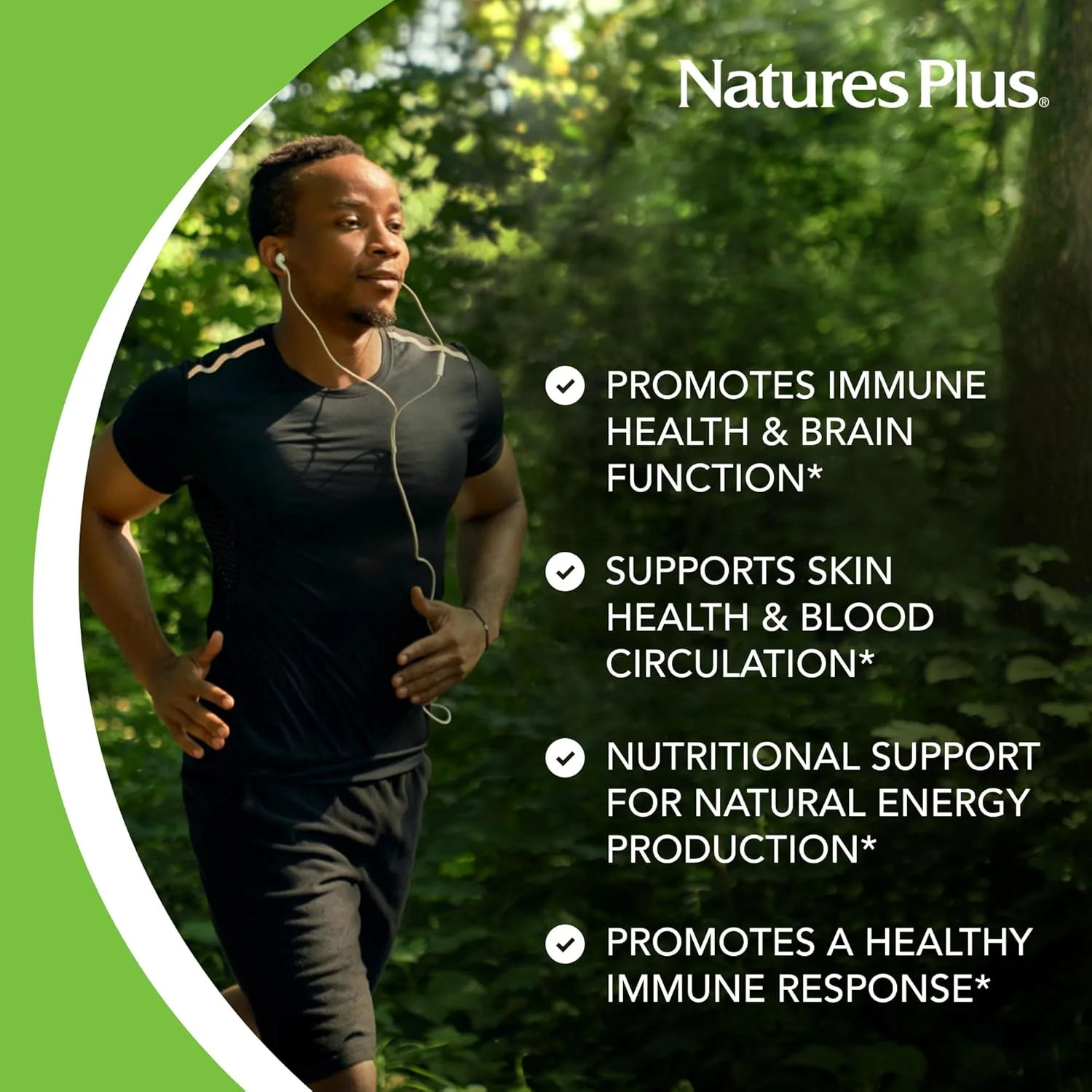 Nature's Plus نیاسینامید 1000 میلی گرم - 90 قرص رهش پایدار - مکمل ویتامین B3 با قدرت بالا - گیاهی، بدون گلوتن