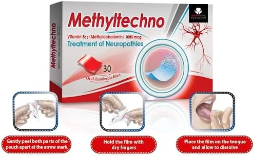 متیل تکنو ویتامین ب ۱۲ حل شونده خوراکی 30 عدد متیل تکنو ویتامین ب ۱۲ حل شونده خوراکی 30 عدد