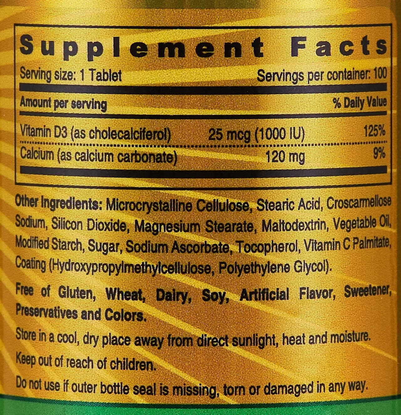 سان شاین نوتریشن ویتامین D 1000 واحد بین المللی (D3 کوله کلسیفرول)، 100 قرص | تقویت استخوان ها و دندان های قوی | پشتیبانی از عملکرد سالم | فاقد گلوتن سان شاین نوتریشن ویتامین D 1000 واحد بین المللی (D3 کوله کلسیفرول)، 100 قرص | تقویت استخوان ها و دندان های قوی | پشتیبانی از عملکرد سالم | فاقد گلوتن