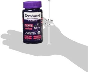 پاستیل تقویت سیستم ایمنی کودکان Sambucol با ویتامین C و گیاه آقطی سیاه - تقویت کننده ایمنی و پشتیبانی از سلامت کلی - 30 عدد پاستیل خوشمزه پاستیل تقویت سیستم ایمنی کودکان Sambucol با ویتامین C و گیاه آقطی سیاه - تقویت کننده ایمنی و پشتیبانی از سلامت کلی - 30 عدد پاستیل خوشمزه
