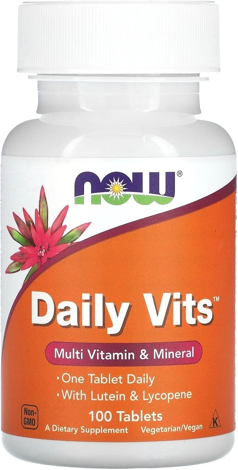 قرص مولتی ویتامین ناو فودز Daily Vits، 100 عددی قرص مولتی ویتامین ناو فودز Daily Vits، 100 عددی