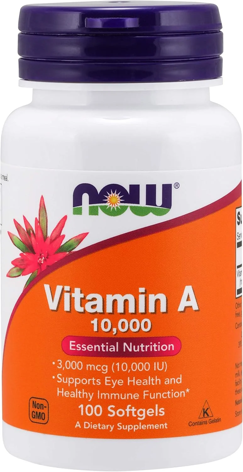 Now Foods ویتامین آ 10000 واحد بین المللی 100 سافت ژل Now Foods ویتامین آ 10000 واحد بین المللی 100 سافت ژل