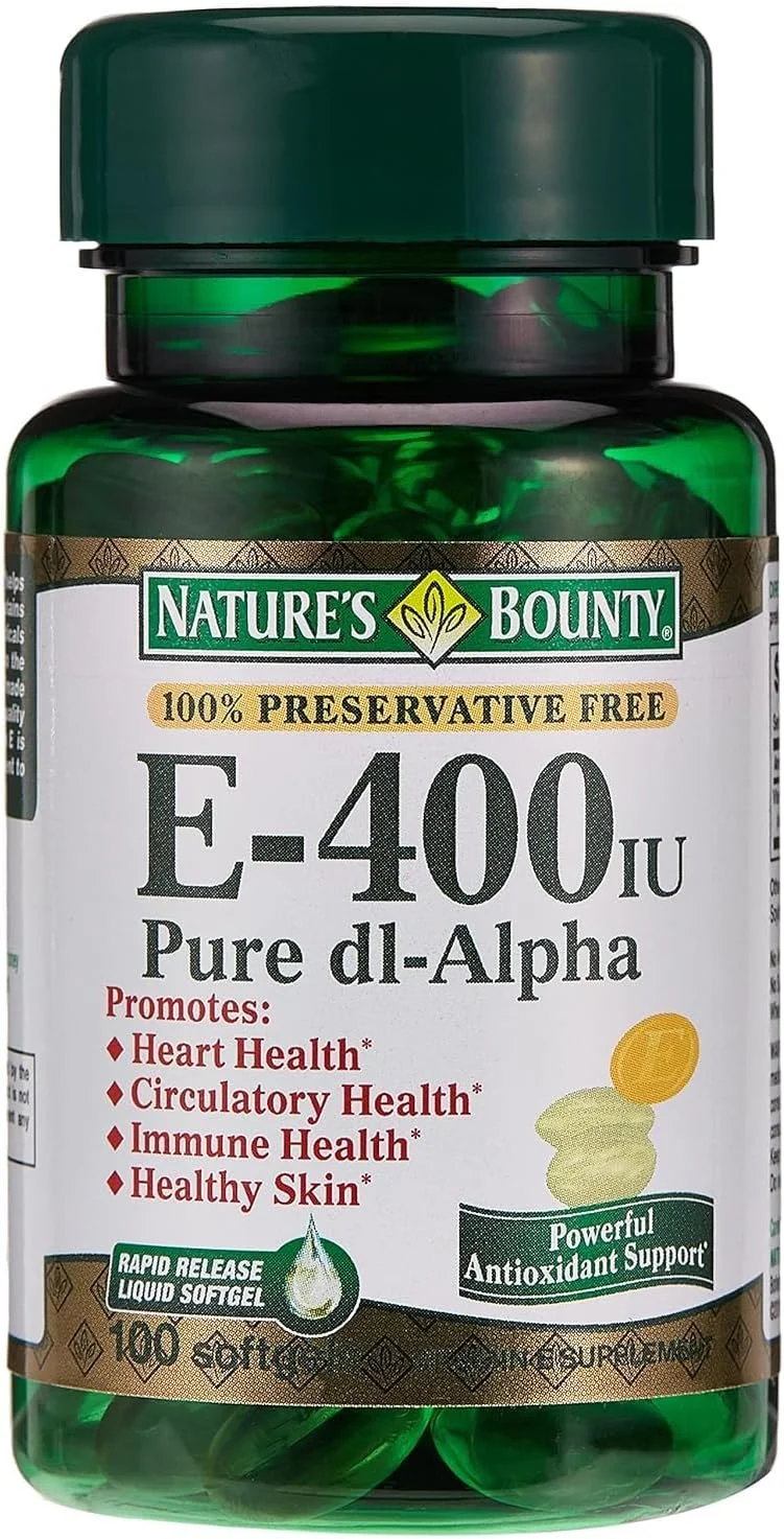 ویتامین ای Nature's Bounty، 400 واحد بین المللی ویتامین ای Nature's Bounty، 400 واحد بین المللی
