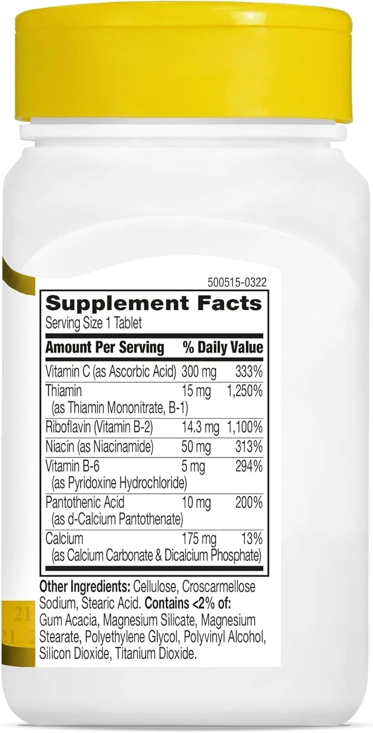 کپسول های ب-کمپلکس به همراه ویتامین C 21st Century - 100 عدد کپسول های ب-کمپلکس به همراه ویتامین C 21st Century - 100 عدد