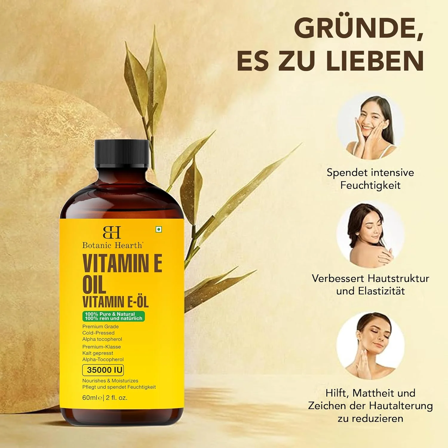 روغن ویتامین E بوتانیک هارت | روغن 100% خالص و طبیعی برای رشد ناخن ها، مو، ابرو و مژه | 35000 واحد بین المللی | روغن مو و بدن به همراه برس ابرو و مژه روغن ویتامین E بوتانیک هارت | روغن 100% خالص و طبیعی برای رشد ناخن ها، مو، ابرو و مژه | 35000 واحد بین المللی | روغن مو و بدن به همراه برس ابرو و مژه