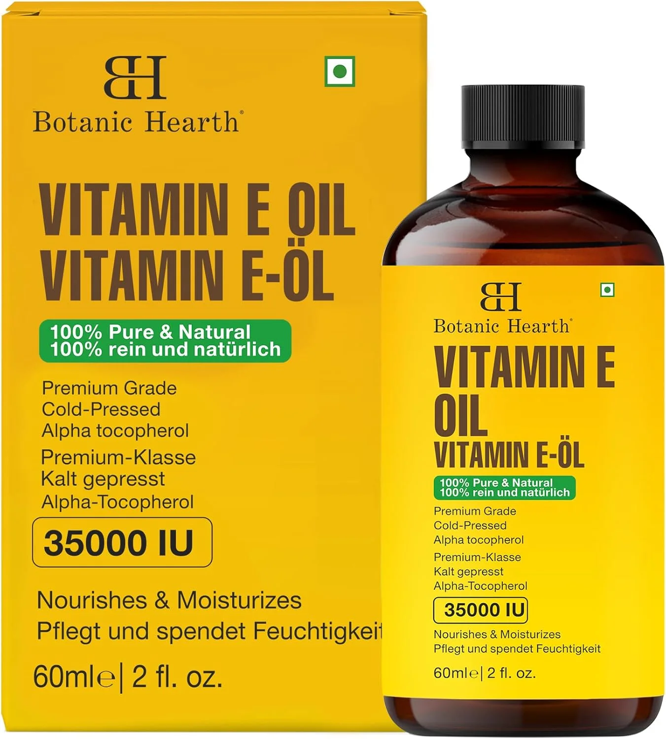 روغن ویتامین E بوتانیک هارت | روغن 100% خالص و طبیعی برای رشد ناخن ها، مو، ابرو و مژه | 35000 واحد بین المللی | روغن مو و بدن به همراه برس ابرو و مژه روغن ویتامین E بوتانیک هارت | روغن 100% خالص و طبیعی برای رشد ناخن ها، مو، ابرو و مژه | 35000 واحد بین المللی | روغن مو و بدن به همراه برس ابرو و مژه