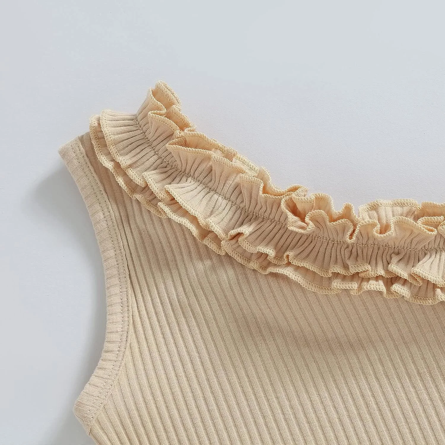 Kids Baby Girls Outfits Floral Ruffle Off Shoulder Crop Tops + Bowknot Denim Shorts Skirt Set Toddler Summer Clothes