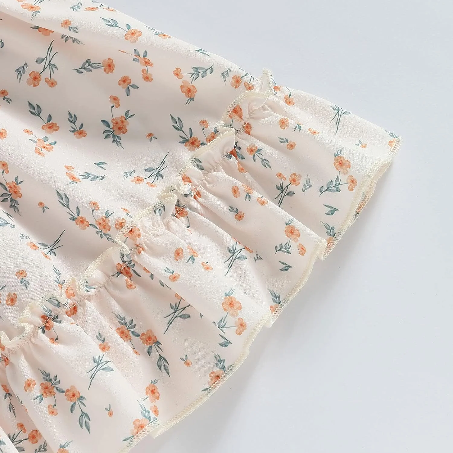 Kids Baby Girls Outfits Floral Ruffle Off Shoulder Crop Tops + Bowknot Denim Shorts Skirt Set Toddler Summer Clothes