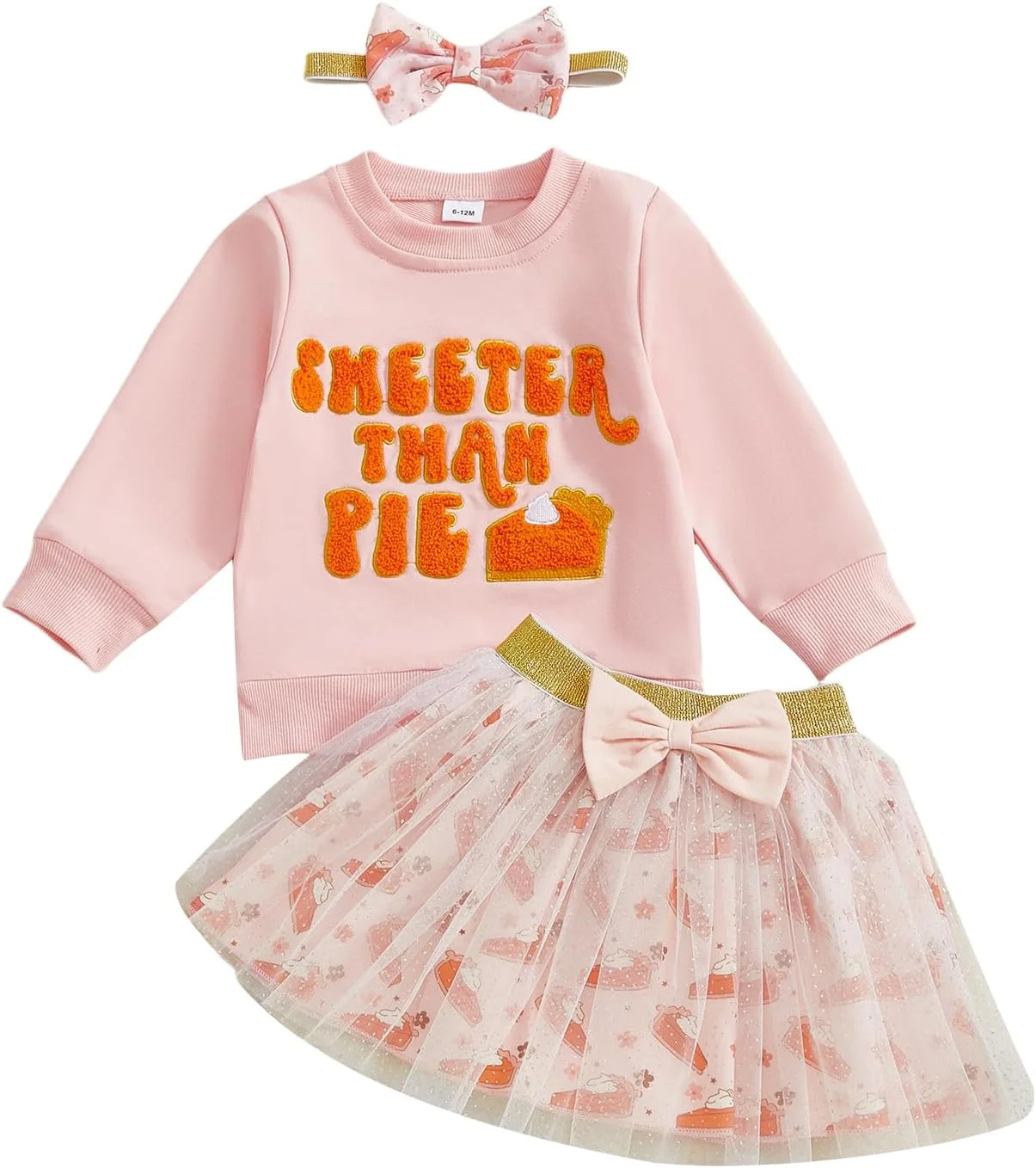 Toddler Baby Girl Halloween Outfit Boo Halloween Sweatshirt Shirt Tulle Skirt Dress Fall Clothes Set
