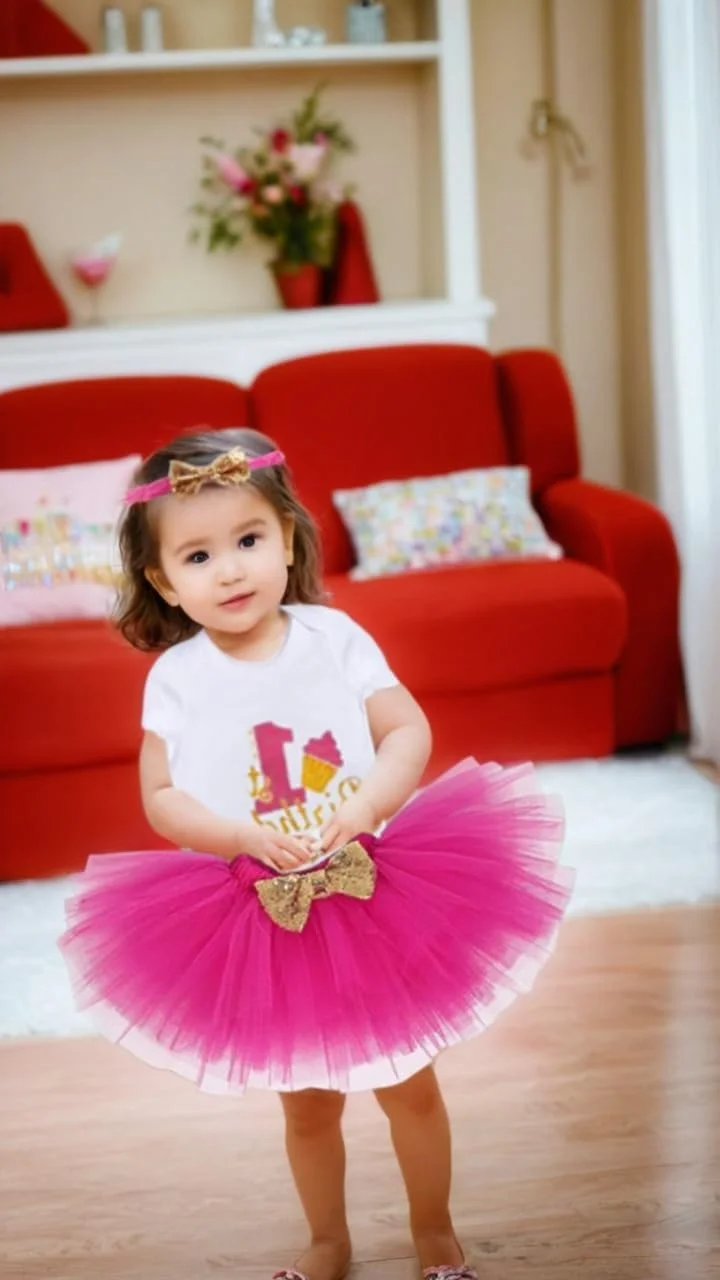 لباس رامپر تولد یک سالگی دخترانه Sweet Seven - دامن توتو توری با آستین کوتاه و هدبند پاپیونی - هدیه مهمانی (80/XL، 12-18 ماه) لباس رامپر تولد یک سالگی دخترانه Sweet Seven - دامن توتو توری با آستین کوتاه و هدبند پاپیونی - هدیه مهمانی (80/XL، 12-18 ماه)