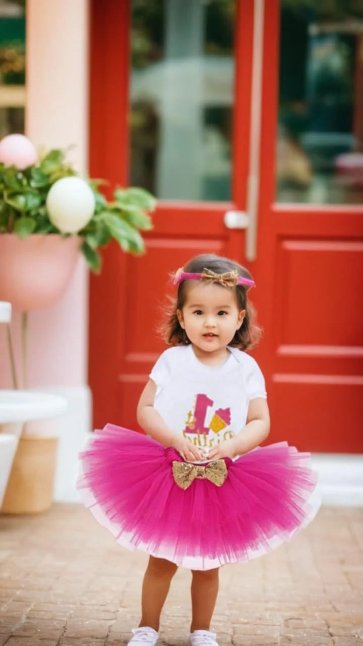 لباس رامپر تولد یک سالگی دخترانه Sweet Seven - دامن توتو توری با آستین کوتاه و هدبند پاپیونی - هدیه مهمانی (80/XL، 12-18 ماه) لباس رامپر تولد یک سالگی دخترانه Sweet Seven - دامن توتو توری با آستین کوتاه و هدبند پاپیونی - هدیه مهمانی (80/XL، 12-18 ماه)