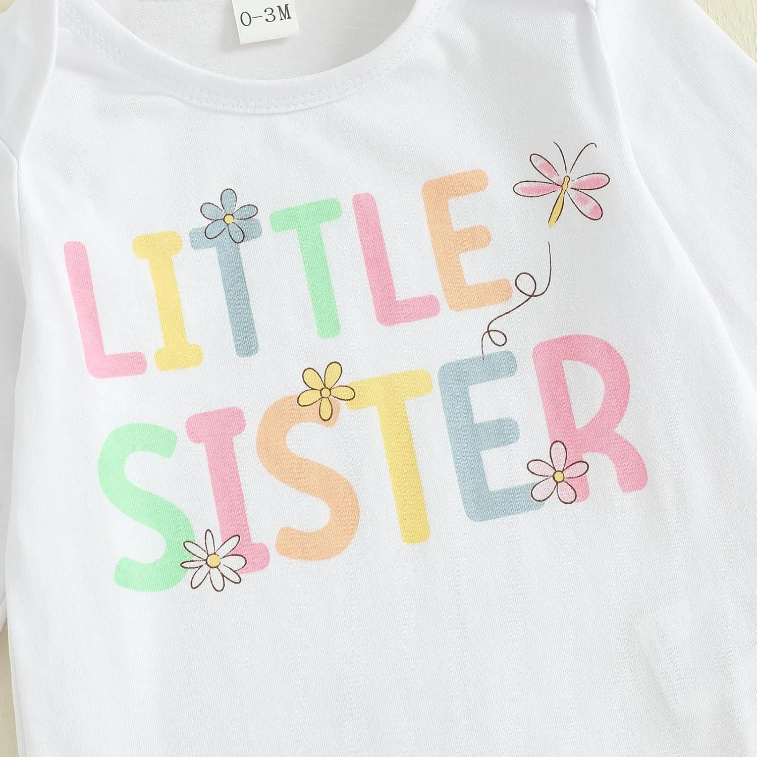 Saliuentm Big Sister Little Sister Matching Outfits Toddler Baby Girl Long Sleeve Shirt Romper with Tulle Skirt Clothes 3Pcs Saliuentm Big Sister Little Sister Matching Outfits Toddler Baby Girl Long Sleeve Shirt Romper with Tulle Skirt Clothes 3Pcs