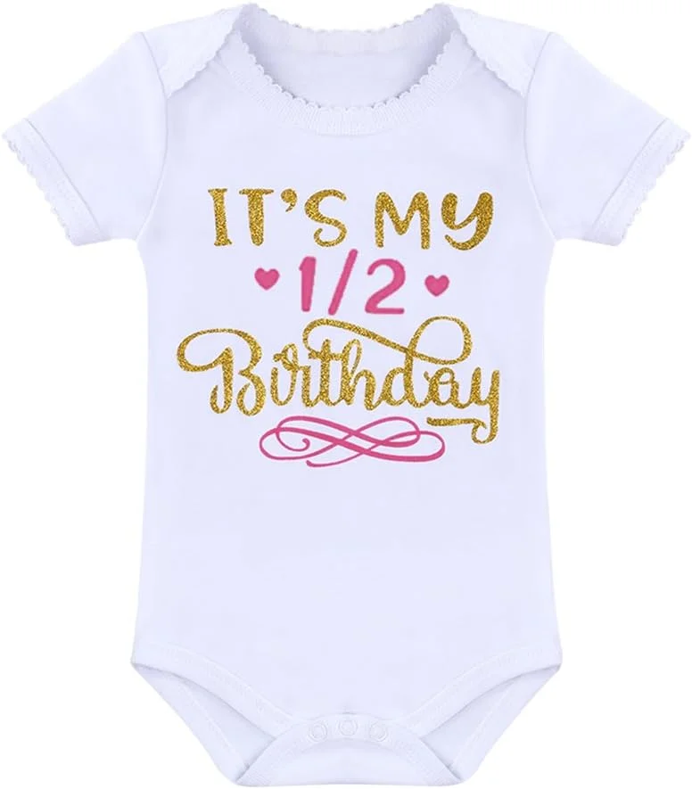 لباس تولد یک سالگی / دو سالگی / نیم سالگی کودک نوزاد ODASDO، دامن توتو پرنسسی، ست لباس مهمانی 4 تکه