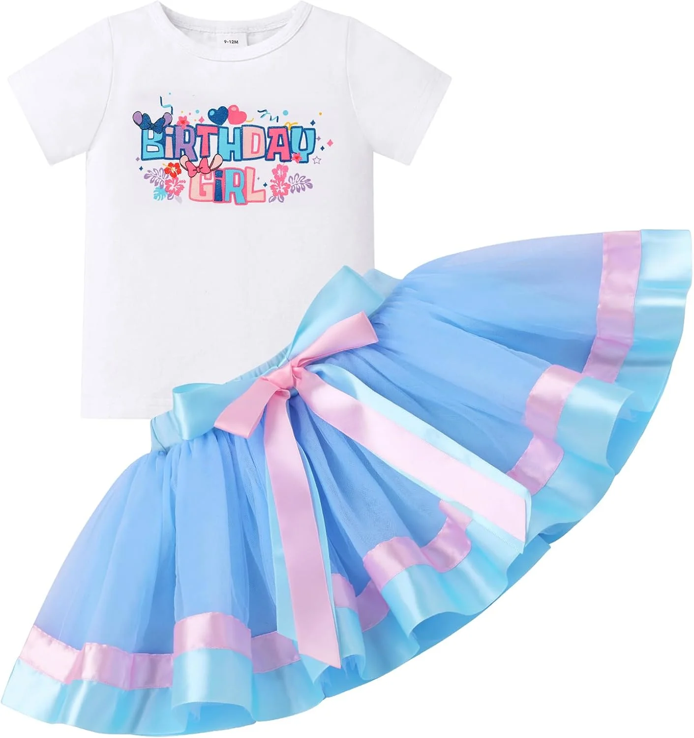 ست لباس تولد دخترانه IMEKIS شامل تیشرت، دامن توتو چیندار، گیره مو طرح گوش سگ مناسب عکسهای یادگاری جشن تولد 1 تا 6 سال ست لباس تولد دخترانه IMEKIS شامل تیشرت، دامن توتو چیندار، گیره مو طرح گوش سگ مناسب عکسهای یادگاری جشن تولد 1 تا 6 سال