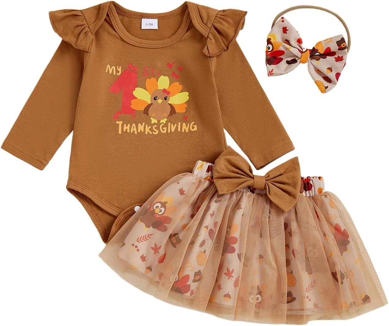 لباس دخترانه کریسمس اول من، لباس نوزادی، رامپر با طرح حروف، دامن توتو توری بابانوئل، لباس دخترانه 0 تا 18 ماه