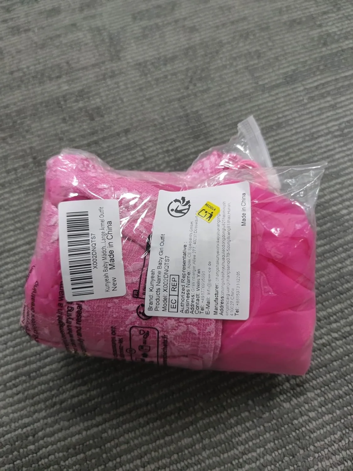 لباس توتو دخترانه Kunyeah با ژاکت بافتنی، لباس توری بدون آستین دخترانه، ژاکت توری گلدار، لباس آستین بلند نوزاد