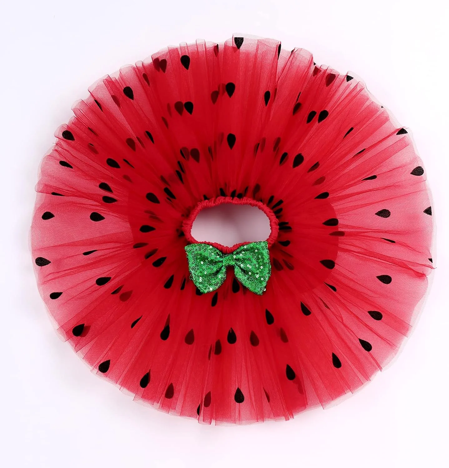 ست لباس تولد نوزاد دخترانه طرح هندوانه، شامل رامپر، دامن توتو، ساق و هدبند 4 تکه مناسب جشن نیم سالگی و یک سالگی ست لباس تولد نوزاد دخترانه طرح هندوانه، شامل رامپر، دامن توتو، ساق و هدبند 4 تکه مناسب جشن نیم سالگی و یک سالگی