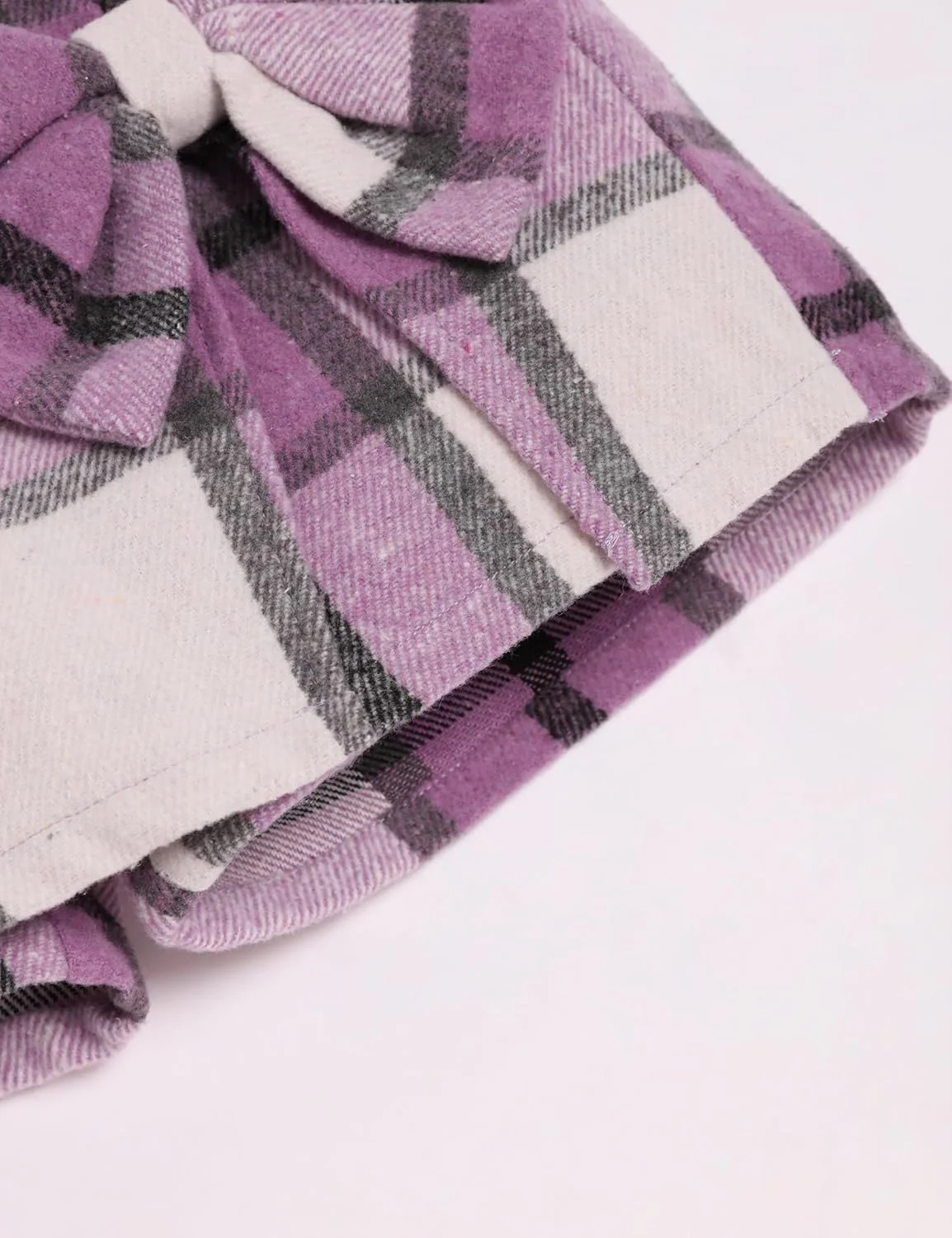 ست تاپ آستین پفی یقه مربعی و دامن شلواری دخترانه بچه گانه KISSB، مناسب برای پاییز و زمستان، 2 تکه