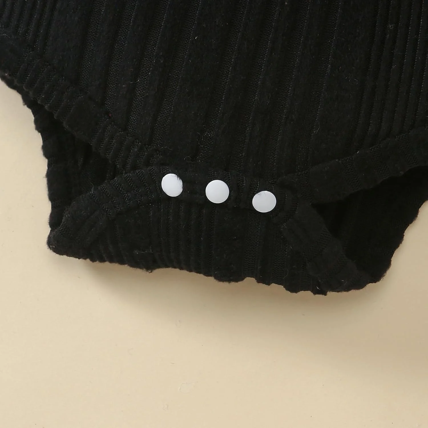 Guodeunh Newborn Baby Girl Plaid Outfits Long Sleeves Knit Ribbed Romper Plaid Belt Skirt Set Fall Winter Clothes 0-18M