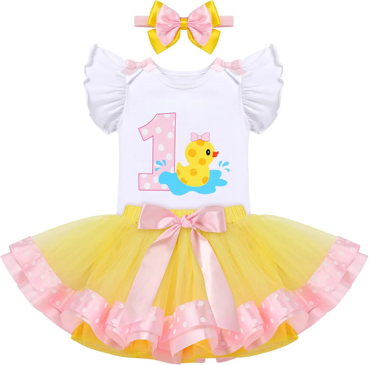 لباس تولد یک سالگی دخترانه IBTOM CASTLE، لباس پرنسسی، رامپر شخصیت کتاب، دامن توتو، لباس مهمانی عکاسی لباس تولد یک سالگی دخترانه IBTOM CASTLE، لباس پرنسسی، رامپر شخصیت کتاب، دامن توتو، لباس مهمانی عکاسی