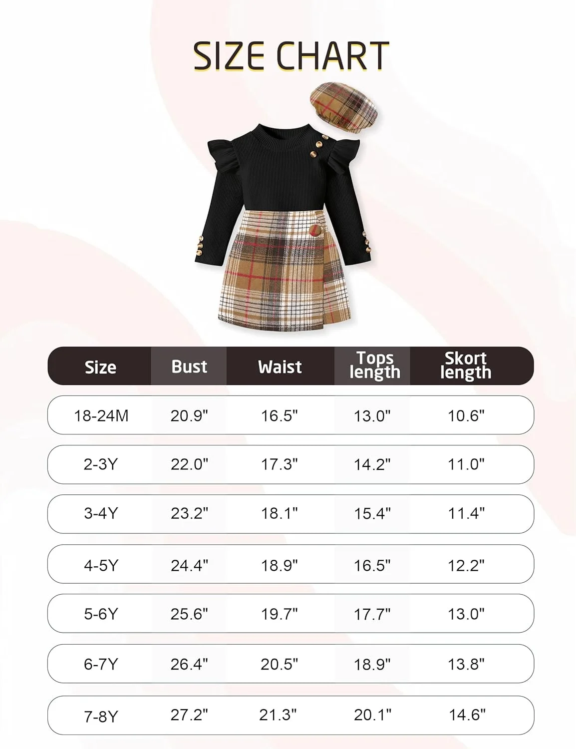 لباس دخترانه Aulyffo مناسب برای دختران نوپا