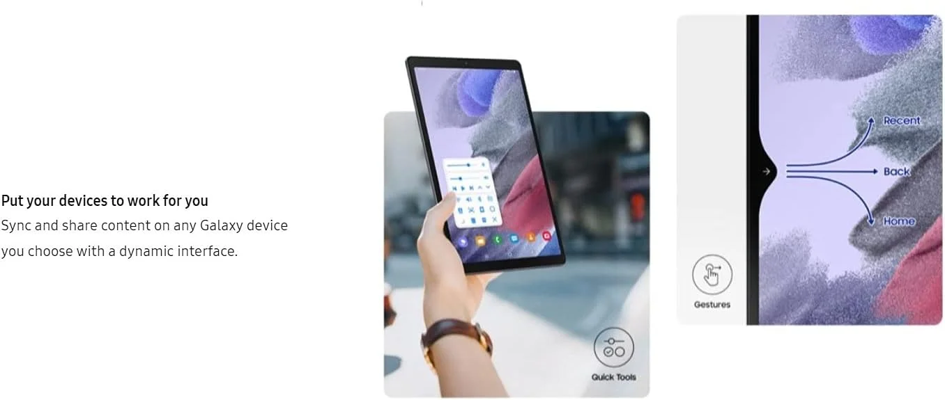 تبلت اندرویدی سامسونگ گلکسی تب A9 4G LTE (64 گیگابایت، 4 گیگابایت، سیم کارت خور) 8.7 اینچی، پردازنده هشت هسته ای (6 نانومتری)، بلندگوهای دوگانه (مدل بین المللی کاملا آنلاک برای ایالات متحده و سراسر جهان) X115 (همراه با شارژر سریع 15 واتی، گرافیت) تبلت اندرویدی سامسونگ گلکسی تب A9 4G LTE (64 گیگابایت، 4 گیگابایت، سیم کارت خور) 8.7 اینچی، پردازنده هشت هسته ای (6 نانومتری)، بلندگوهای دوگانه (مدل بین المللی کاملا آنلاک برای ایالات متحده و سراسر جهان) X115 (همراه با شارژر سریع 15 واتی، گرافیت)