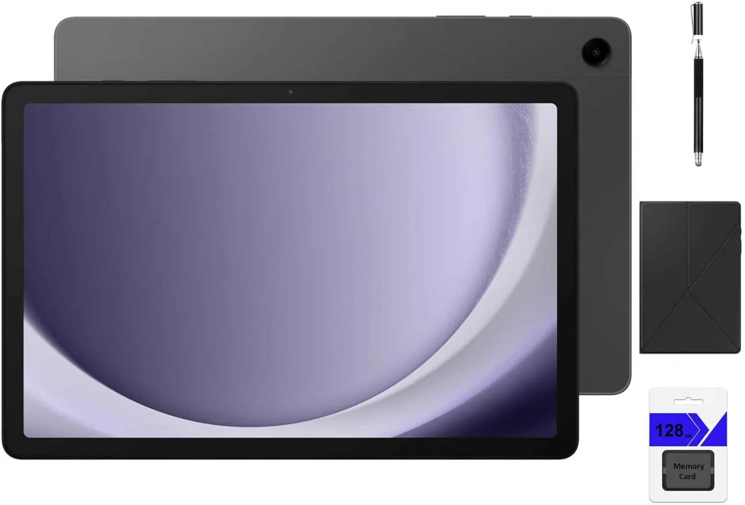 تبلت اندرویدی سامسونگ گلکسی تب A9+ (64 گیگابایت) با صفحه نمایش 11 اینچی، صفحه نمایش بزرگ، چهار بلندگو، چیپست ارتقا یافته، نمایشگر چند پنجره ای، طراحی باریک، سبک و بادوام، گرافیت، جلد مشکی کتاب به همراه لوازم جانبی تبلت اندرویدی سامسونگ گلکسی تب A9+ (64 گیگابایت) با صفحه نمایش 11 اینچی، صفحه نمایش بزرگ، چهار بلندگو، چیپست ارتقا یافته، نمایشگر چند پنجره ای، طراحی باریک، سبک و بادوام، گرافیت، جلد مشکی کتاب به همراه لوازم جانبی
