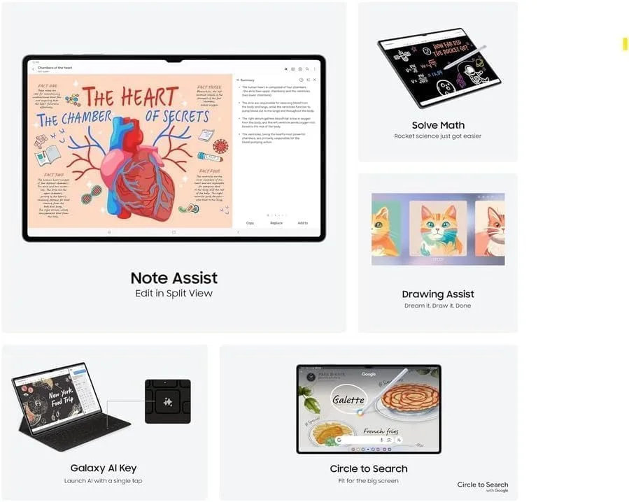 تبلت سامسونگ گلکسی تب S10 Ultra، تبلت هوش مصنوعی، تبلت اندروید، WIFI، رم 16 گیگابایت، حافظه 1 ترابایت، صفحه نمایش AMOLED، ضد انعکاس، بادوام، همراه با قلم S Pen، خاکستری مهتابی - نسخه بین المللی تبلت سامسونگ گلکسی تب S10 Ultra، تبلت هوش مصنوعی، تبلت اندروید، WIFI، رم 16 گیگابایت، حافظه 1 ترابایت، صفحه نمایش AMOLED، ضد انعکاس، بادوام، همراه با قلم S Pen، خاکستری مهتابی - نسخه بین المللی