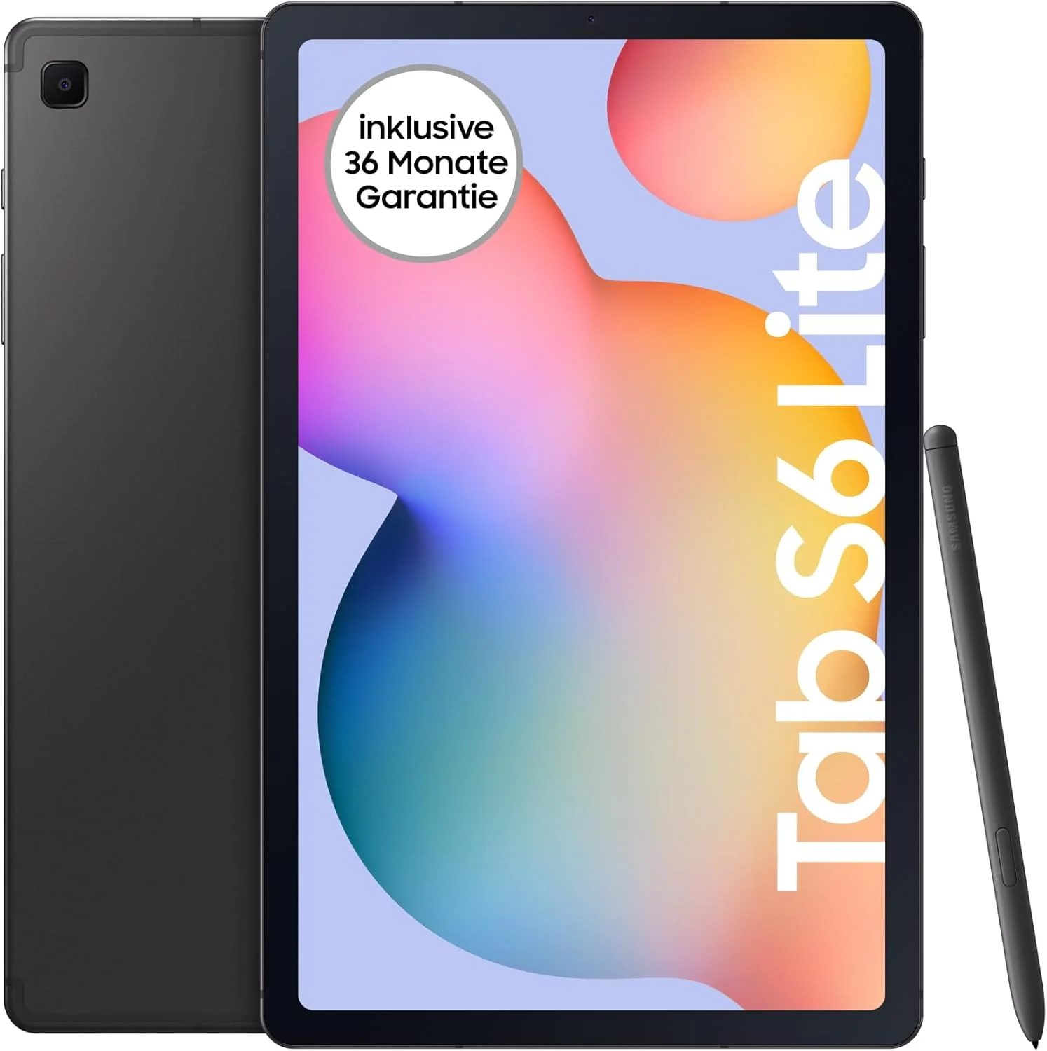 تبلت اندرویدی سامسونگ گلکسی تب S6 Lite (2024)، صفحه نمایش 10.4 اینچی TFT، حافظه 64 گیگابایتی، WiFi، همراه با قلم S Pen، خاکستری آکسفورد
